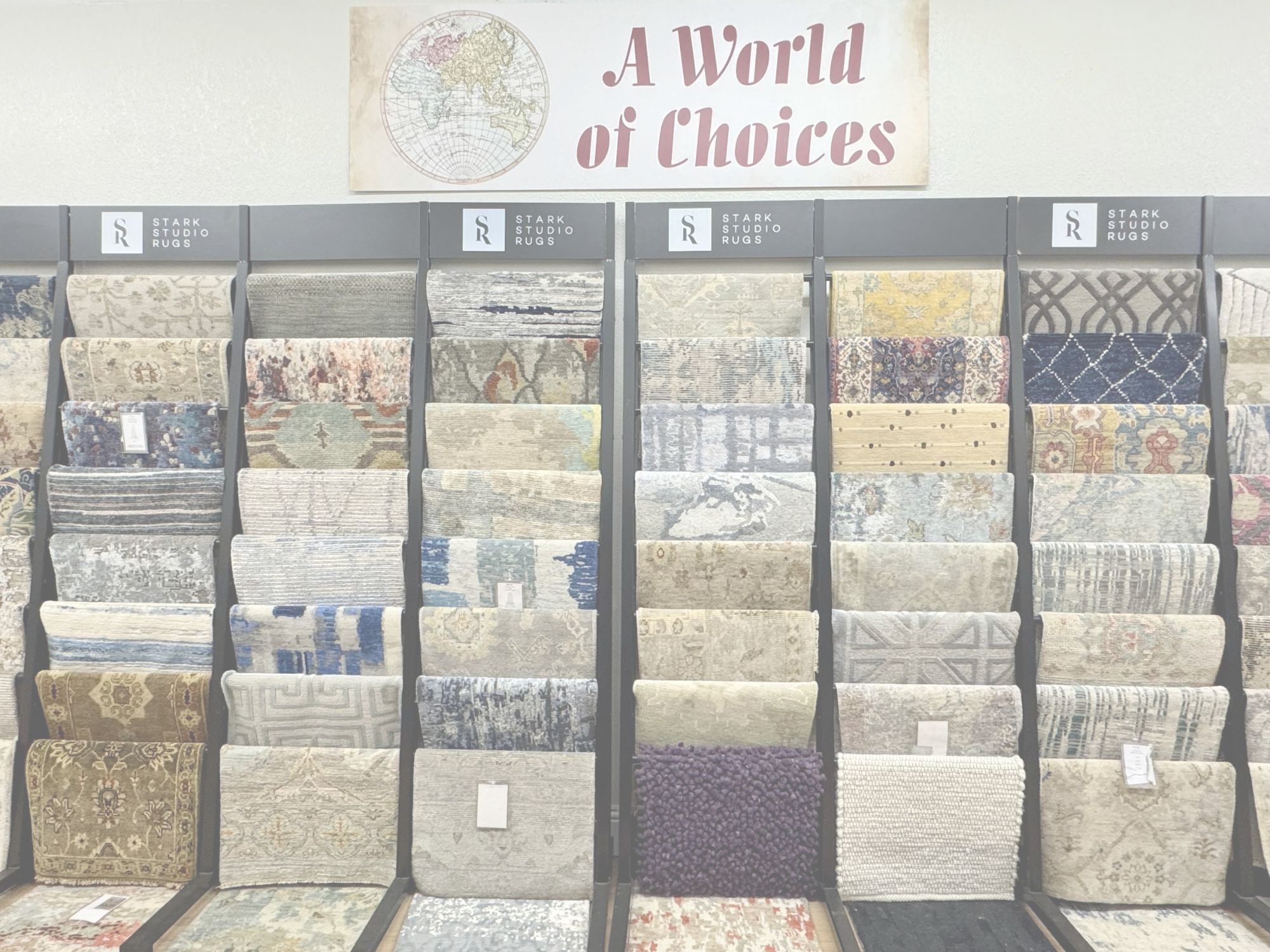 carpet display at Carpet Crafters Rug Co