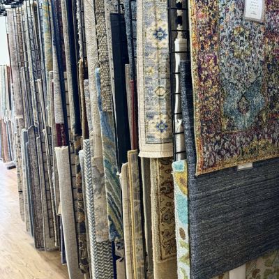 Carpet Crafters carpet display in Tampa, FL